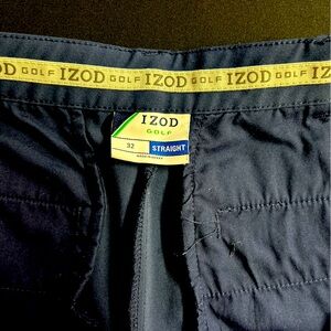 Izod Golf Men's 32 Straight Fit Navy Blue Golf‎ Shorts 10” Inseam.